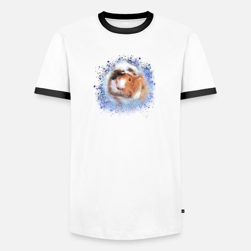 cochons d’Inde, graffitis, cochons d’Inde rosette T-shirt contrasté Homme