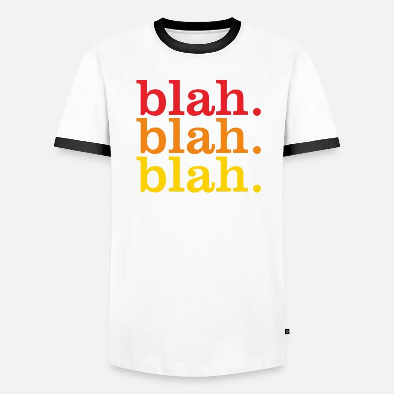 bla bla bla T-shirt contrasté Homme