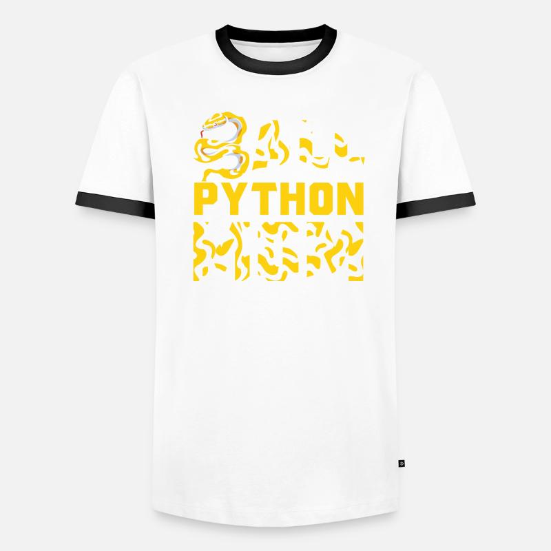 Banana Ball Python Herpétologiste Ball Python Maman T-shirt contrasté Homme