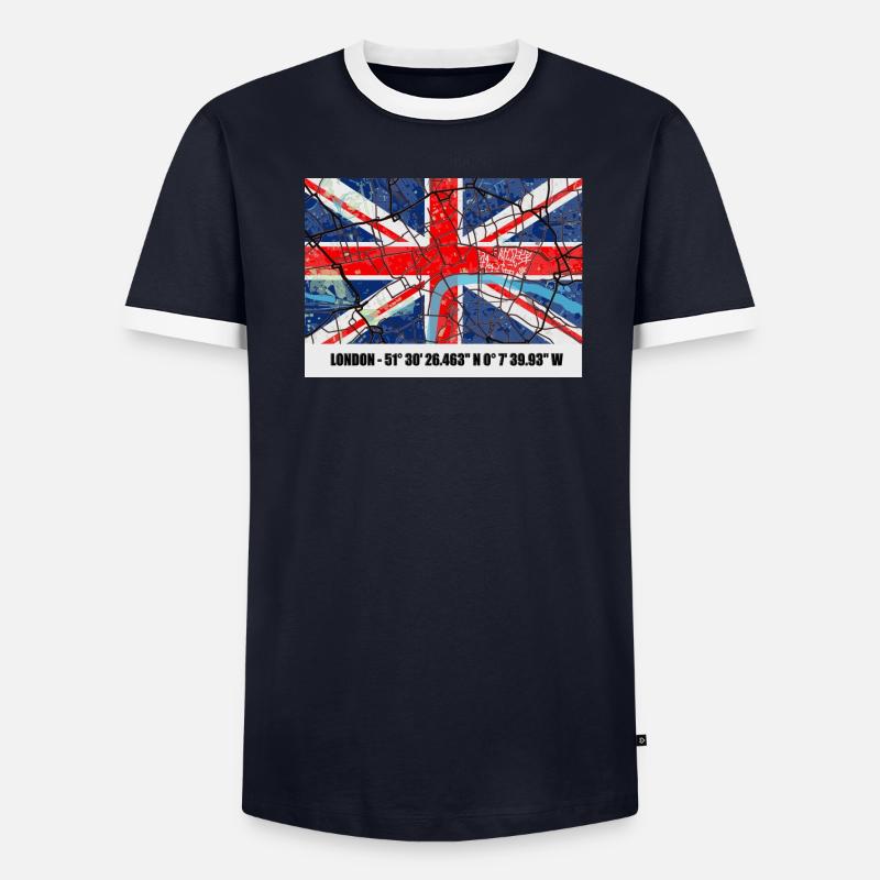 Londres T-shirt contrasté Homme