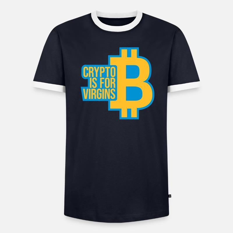 Crypto est pour les vierges T-shirt contrasté Homme