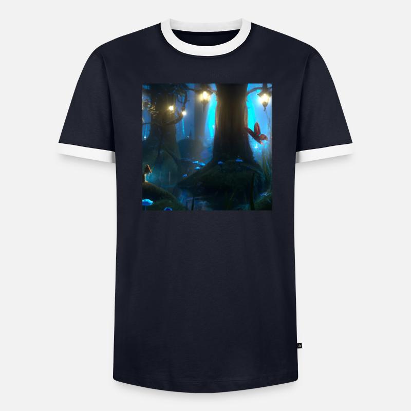 Magical forest Men's Ringer Shirt