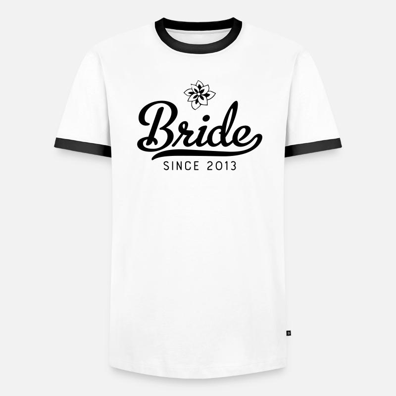 Bride since 2013 Men's Ringer Shirt