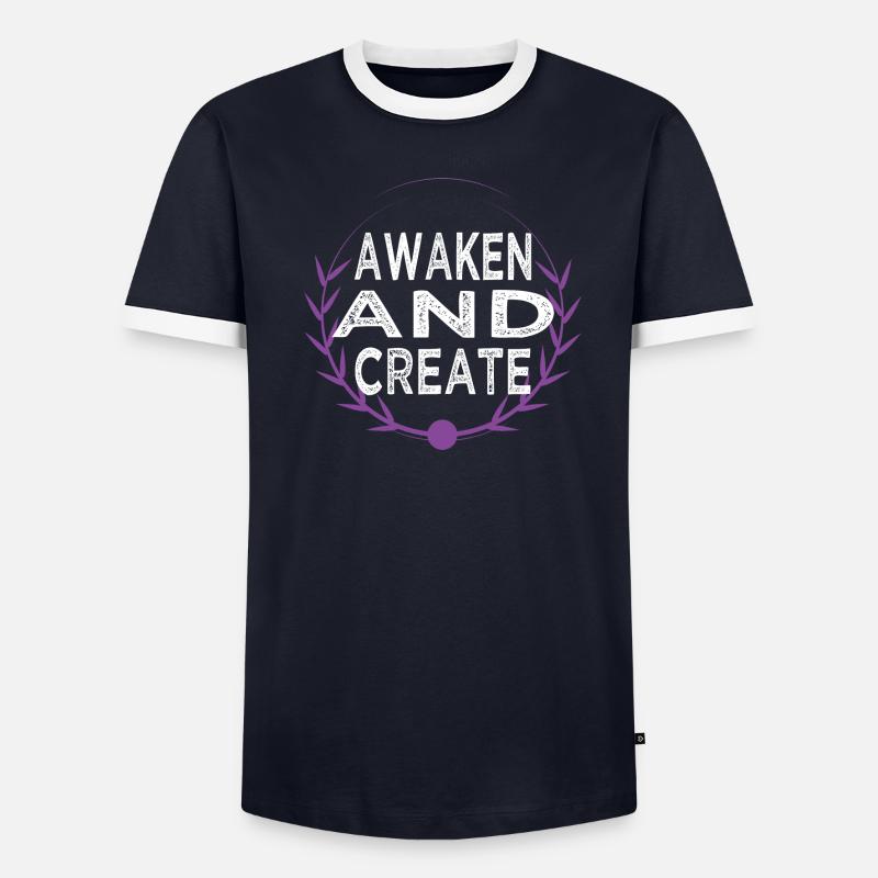 technological innovation enlightenment gift idea - Männer Kontrast-T-Shirt - undefined