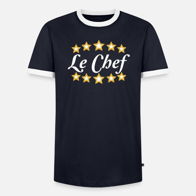 Le Chef 5 étoiles Fun Kitchen Master T-shirt contrasté Homme