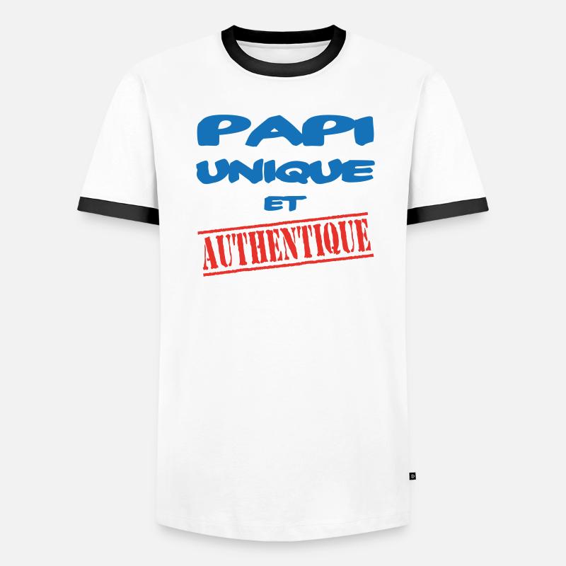 PAPI UNIQUE ET AUTHENTIQUE T-shirt contrasté Homme