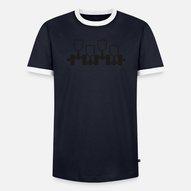 engine T-shirt contrasté Homme