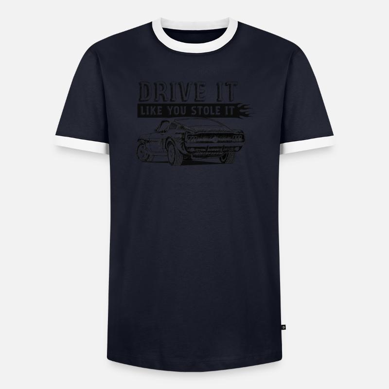 Drive It - Fastback Männer Kontrast-T-Shirt