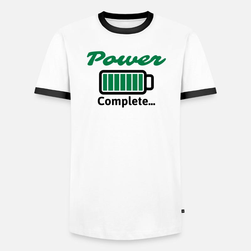 Power Complete... Männer Kontrast-T-Shirt