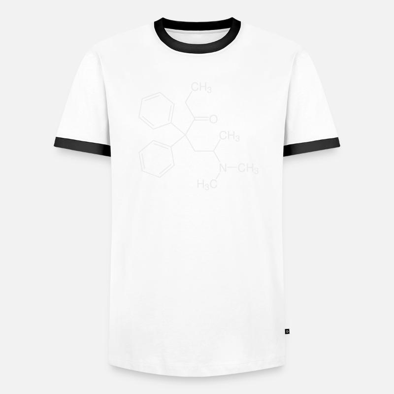Methadone structural formula Men's Ringer Shirt