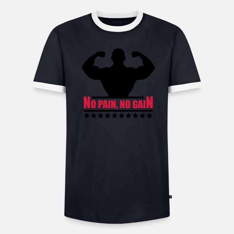 pain_gain_c2 T-shirt contrasté Homme