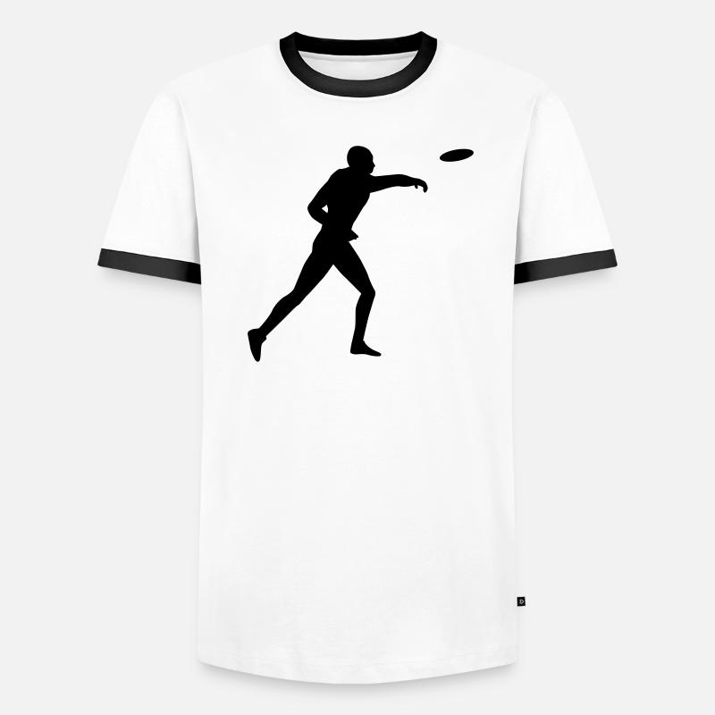 lancer de disque T-shirt contrasté Homme