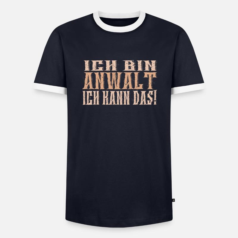 Ich bin Anwalt Männer Kontrast-T-Shirt