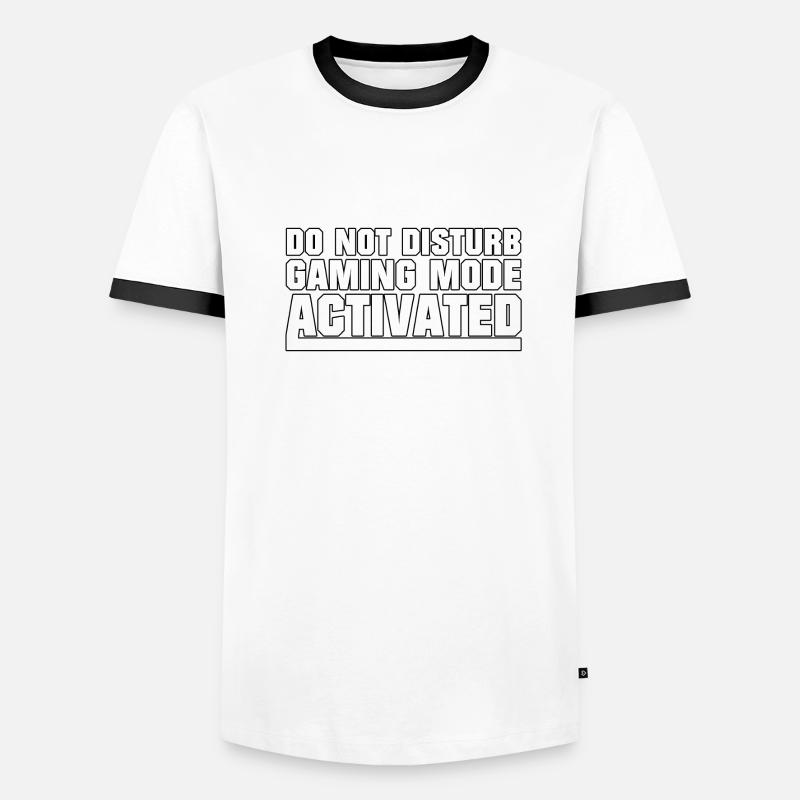 Ne pas déranger le mode de jeu activé T-shirt contrasté Homme