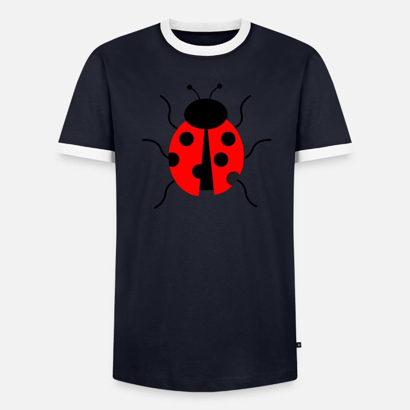 cute lady bug Men's Ringer Shirt