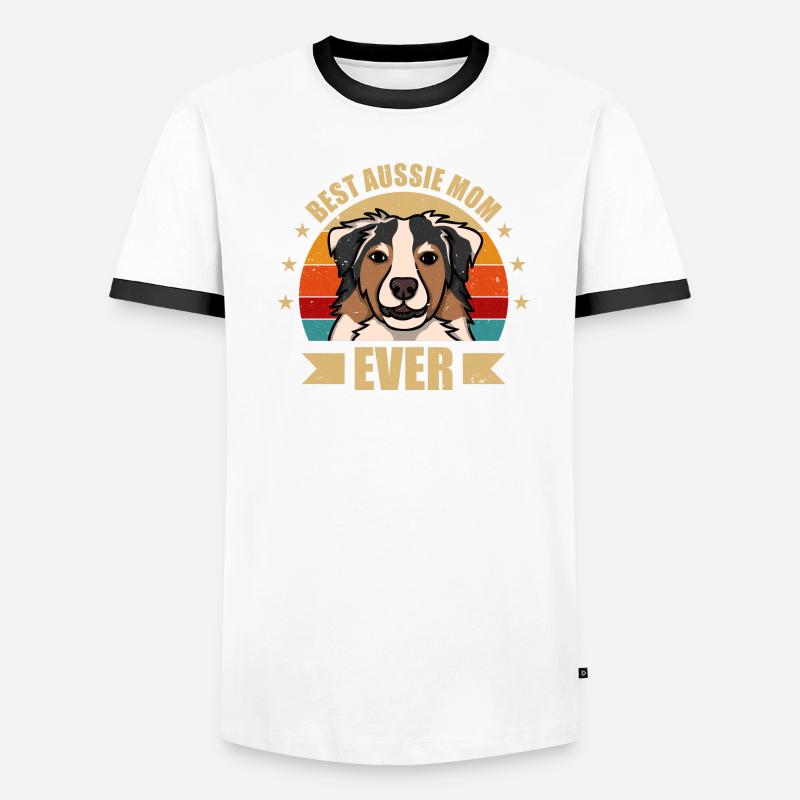 Best Aussie Mama Men's Ringer Shirt