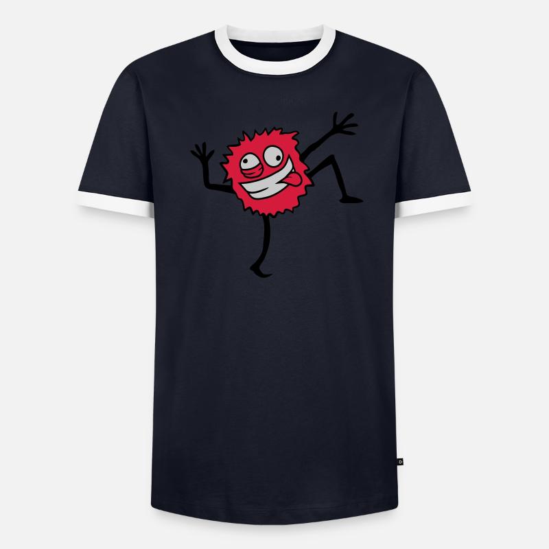 Monstre poilu dansant T-shirt contrasté Homme