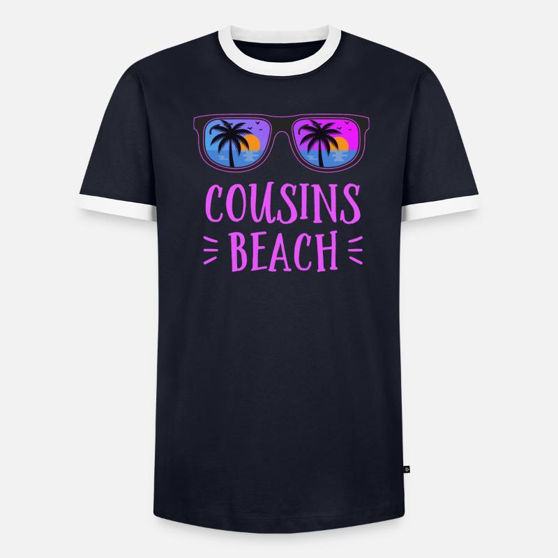 Plage de Cousins T-shirt contrasté Homme