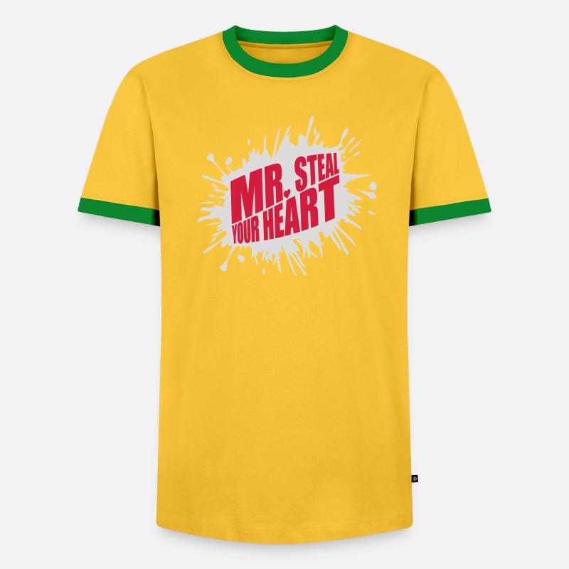 Mr steal your heart - Men's Ringer Shirt - undefined