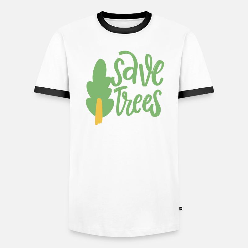 save trees Men's Ringer Shirt