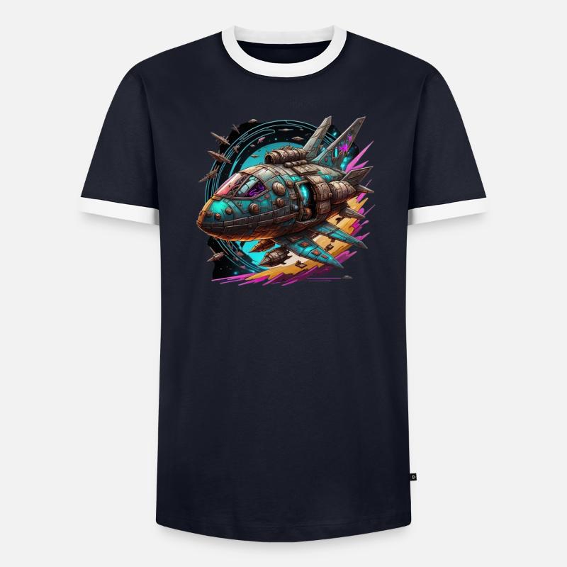 Astronef T-shirt contrasté Homme