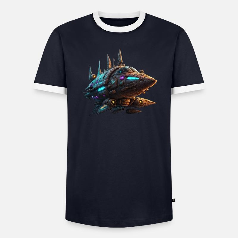 Astronef T-shirt contrasté Homme