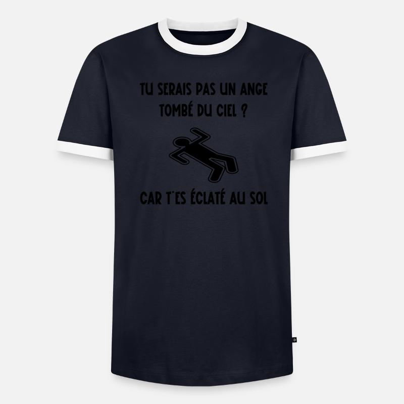 éclaté au sol T-shirt contrasté Homme