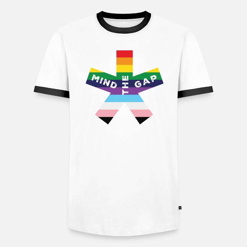 blockedTitle Männer Kontrast-T-Shirt