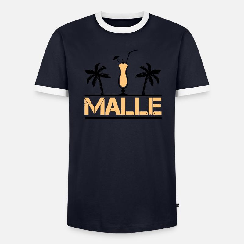 malle T-shirt contrasté Homme