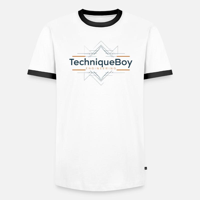 Technik Männer Kontrast-T-Shirt