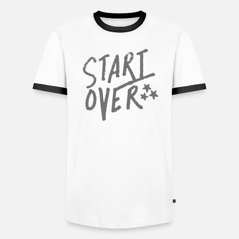 commencer et terminer T-shirt contrasté Homme