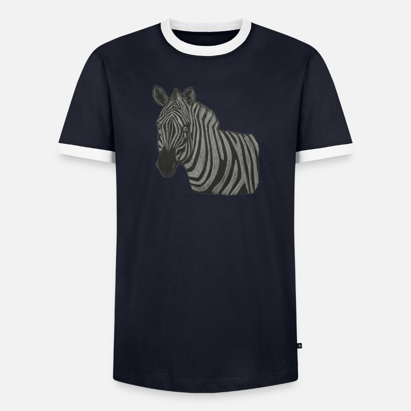 Zebra Men's Ringer Shirt