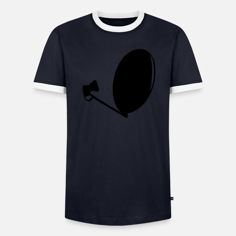 satellite dish Men's Ringer Shirt