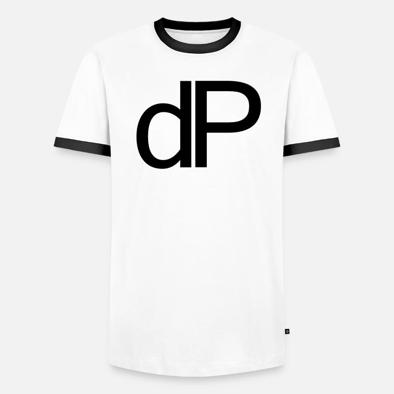 dP klein Männer Kontrast-T-Shirt