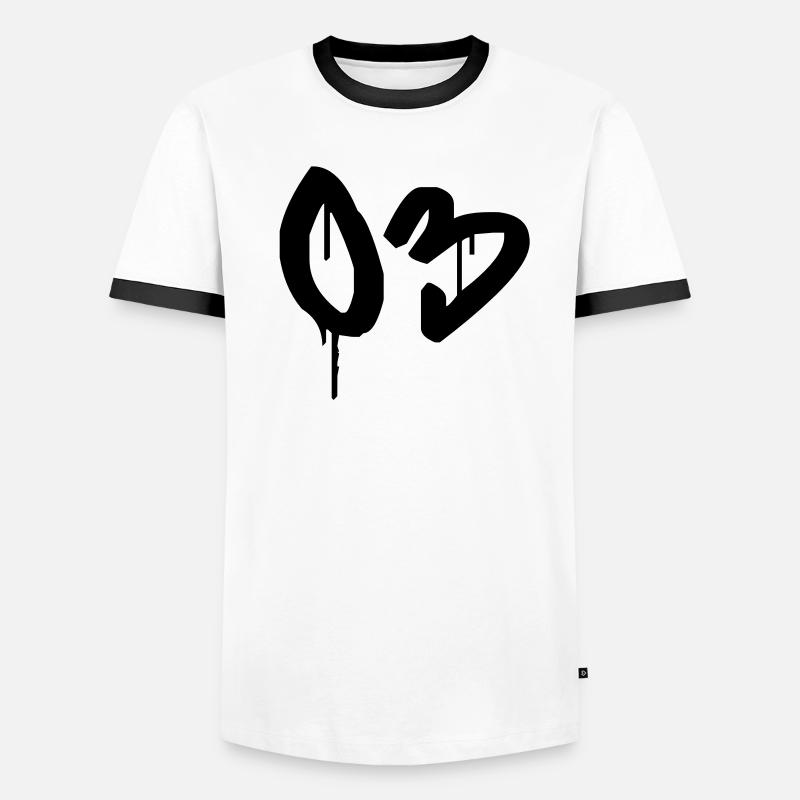 Tag : 03 T-shirt contrasté Homme