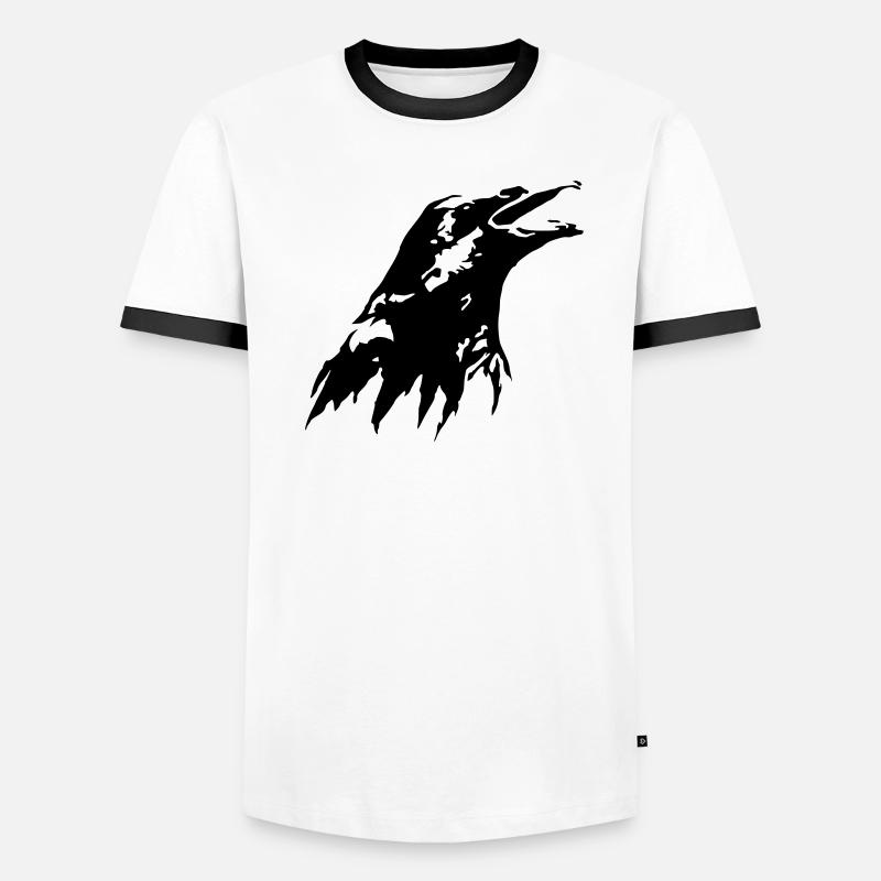Rabe Männer Kontrast-T-Shirt