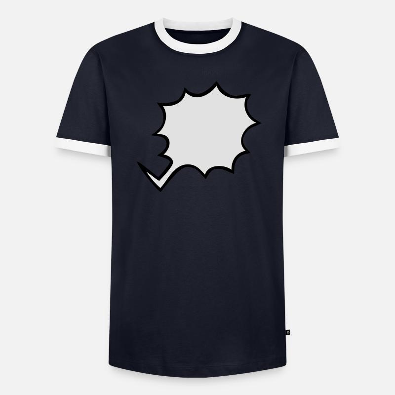 speech bubble Men's Ringer Shirt