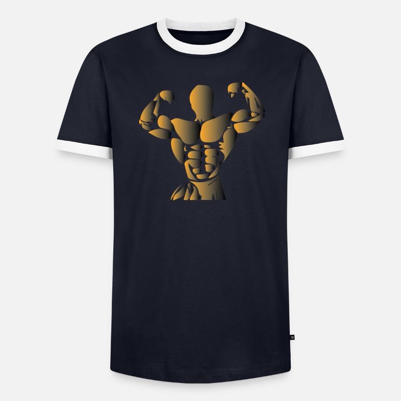 musculation T-shirt contrasté Homme