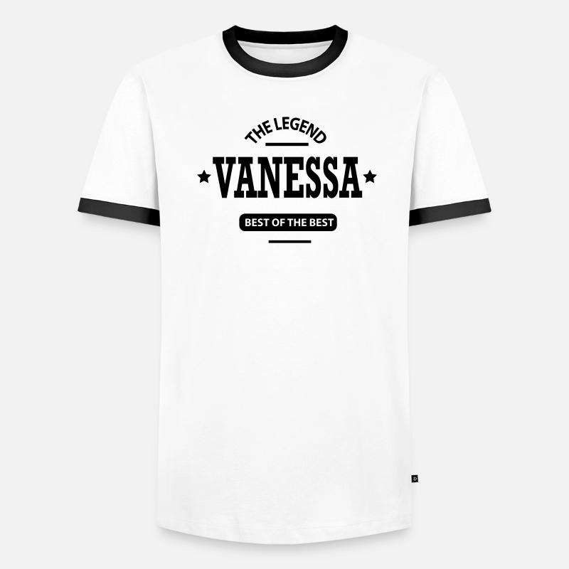 vanessa Männer Kontrast-T-Shirt