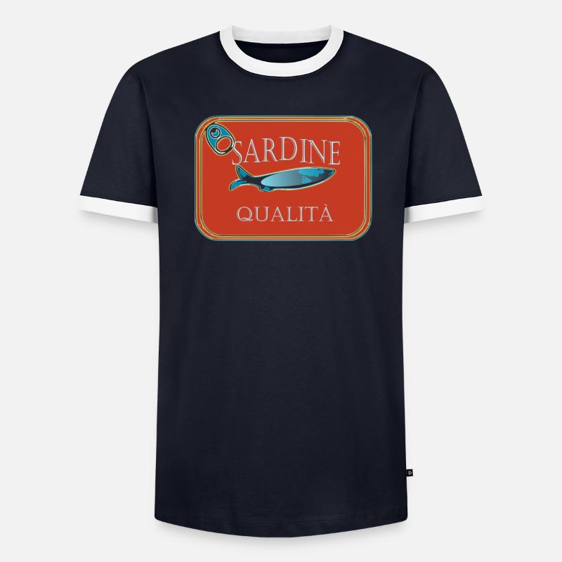 BOÎTE DE SARDINES DE QUALITÉ T-shirt contrasté Homme