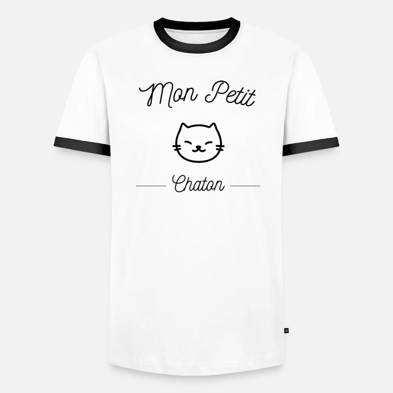 Mon petit chaton, surnom mignon T-shirt contrasté Homme