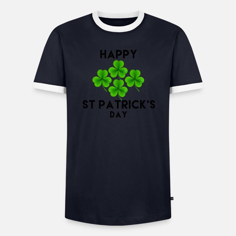 St Patrick's Day Men's Ringer Shirt