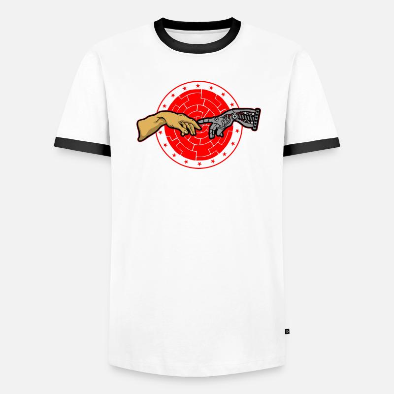 Création de A.I. BytheManzanitas T-shirt contrasté Homme