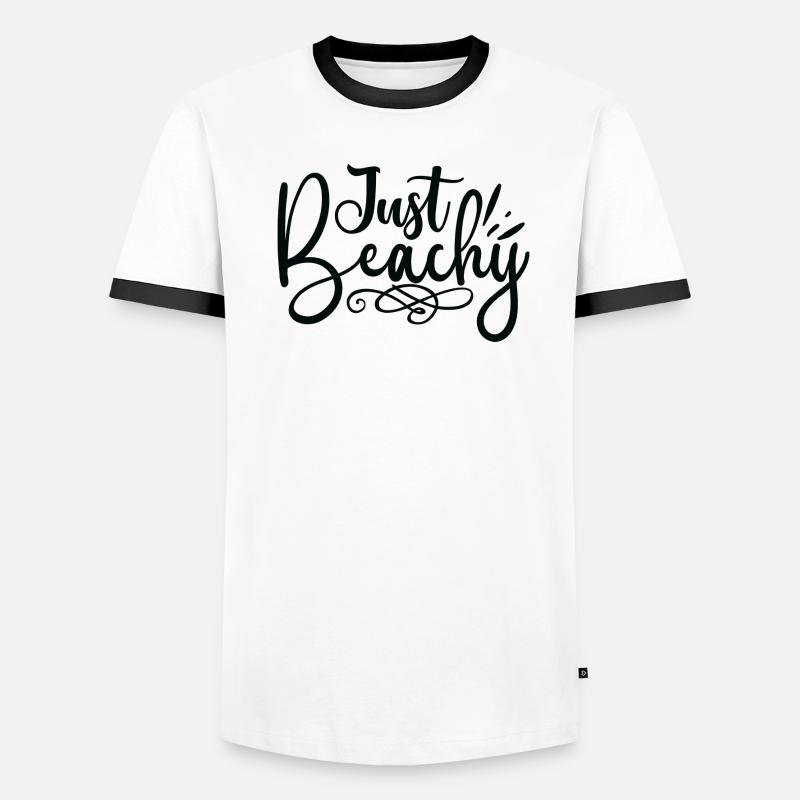 Just Beachy Männer Kontrast-T-Shirt