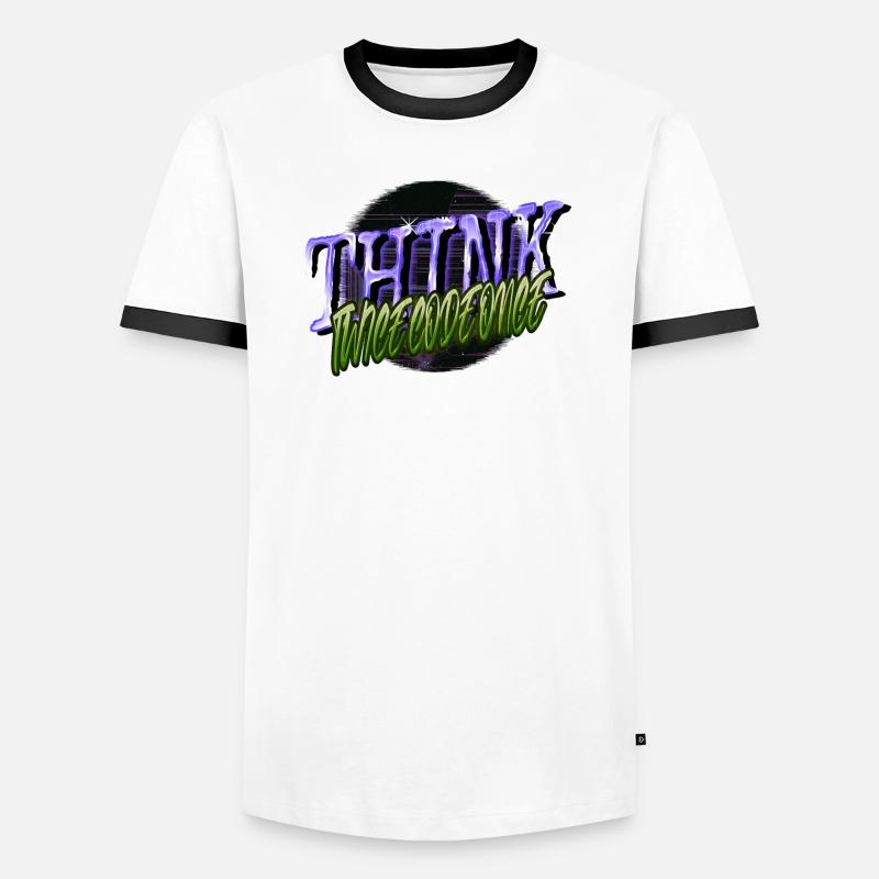 admin computer programming Männer Kontrast-T-Shirt