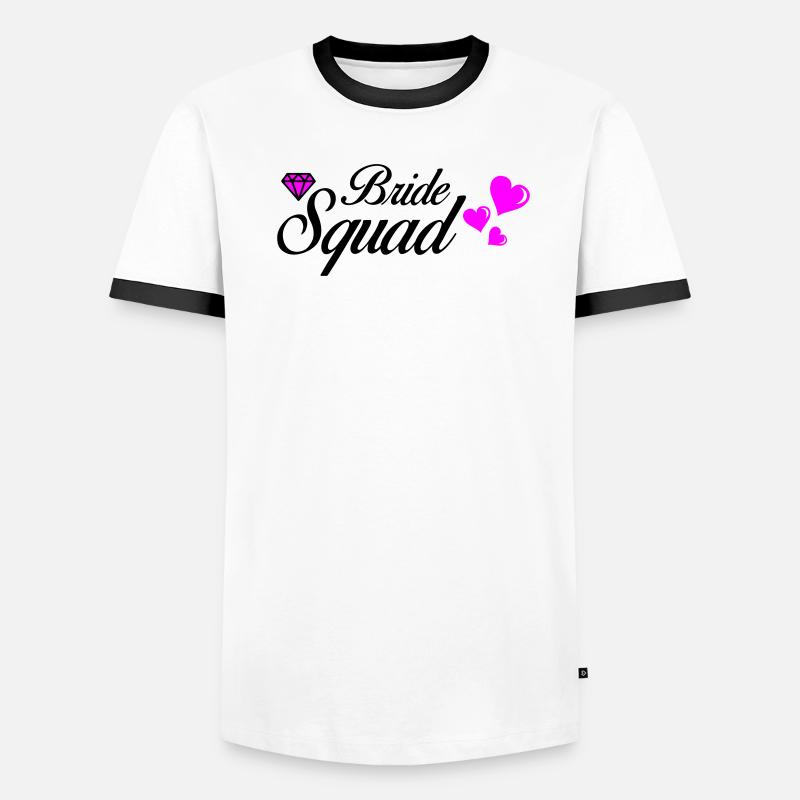 Bride Squad 02 Men's Ringer Shirt