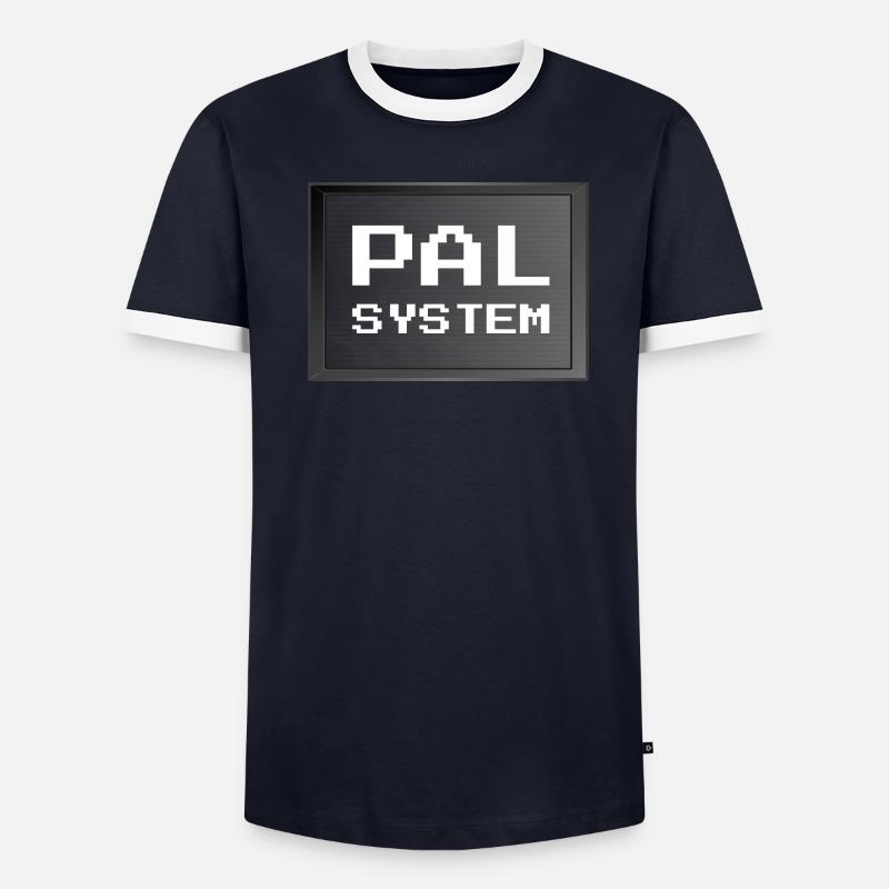 Retrogaming - PAL system Men's Ringer Shirt