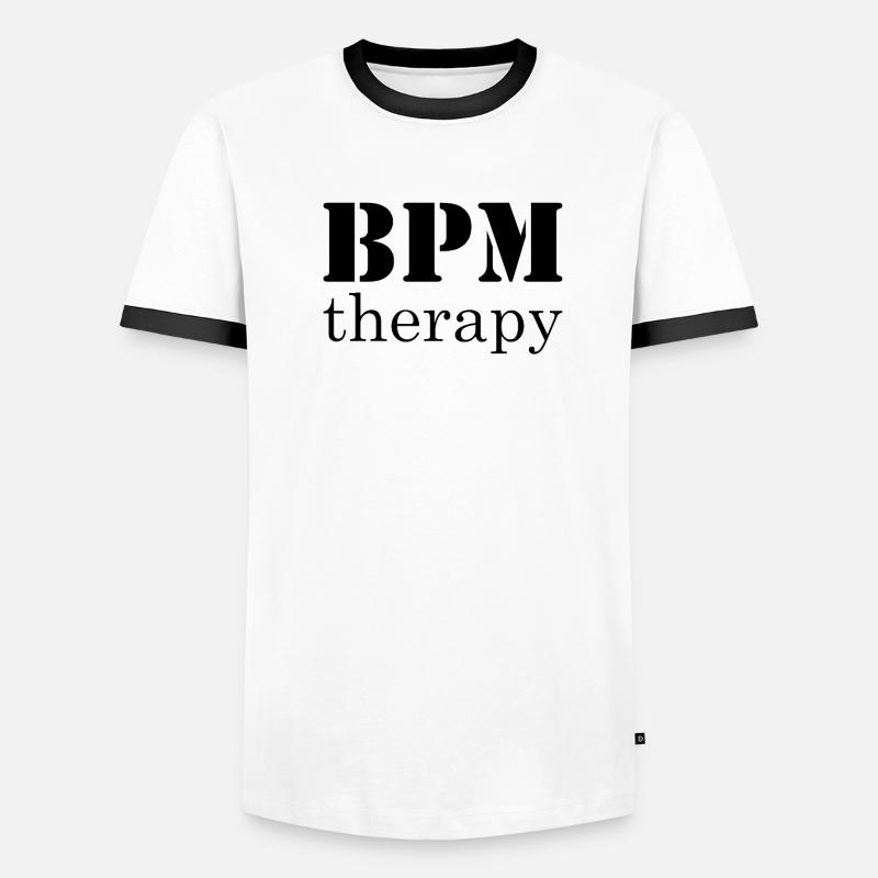 BPMtherapy Männer Kontrast-T-Shirt