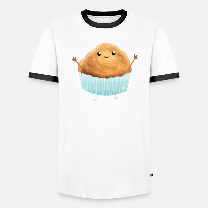 Muffin Männer Kontrast-T-Shirt