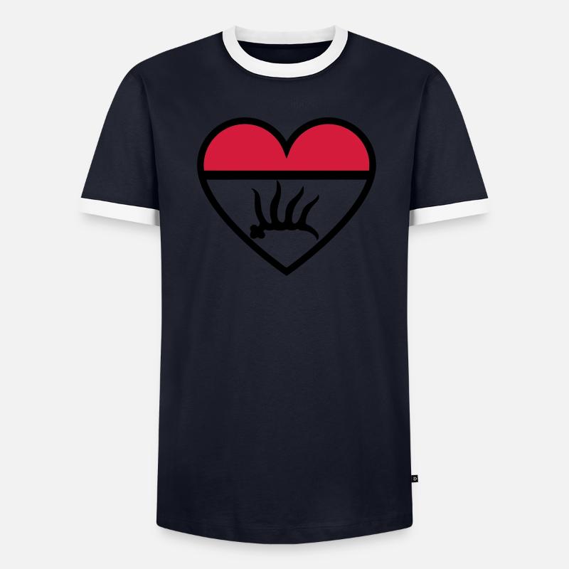 gp T-shirt contrasté Homme